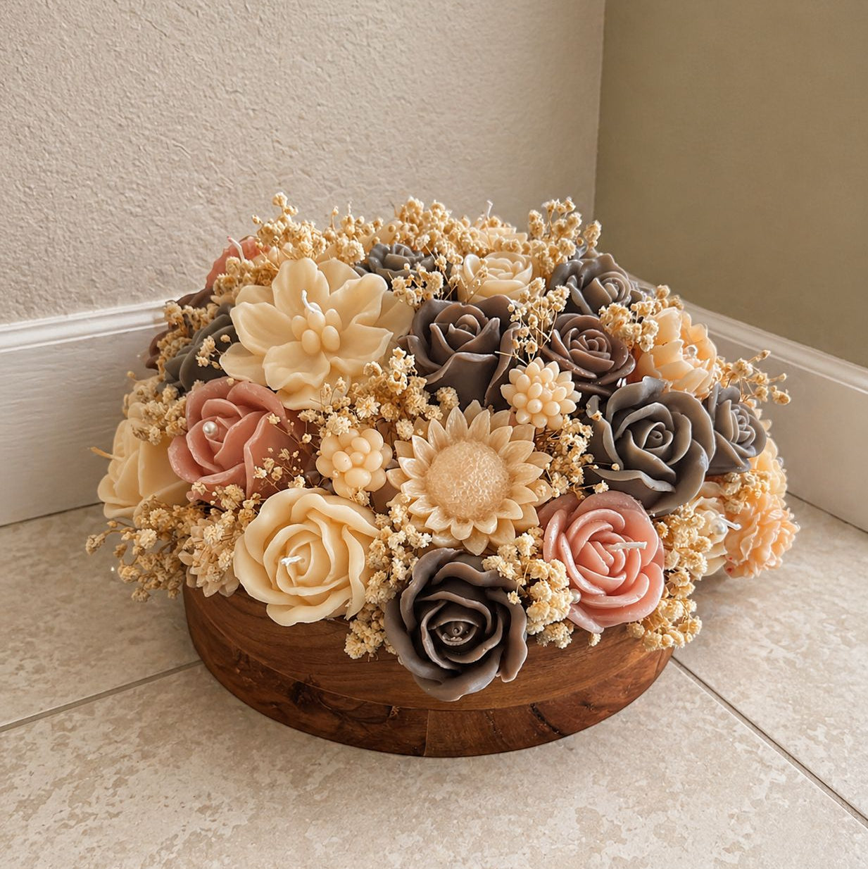 Premium Botanical Centerpiece "Eternal Garden"