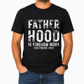 Christian T-shirt "Fatherhood is Kingdom Work" – Fatherhood T-shirt with Proverbs 22:6