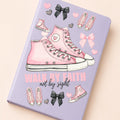 Lilac Notebook "Walk By Faith" – Preppy Style Sneakers & Bows
